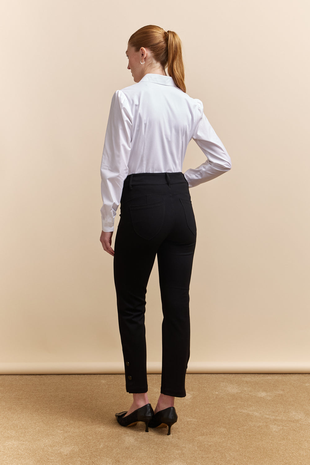 Push up ponte pant with vent