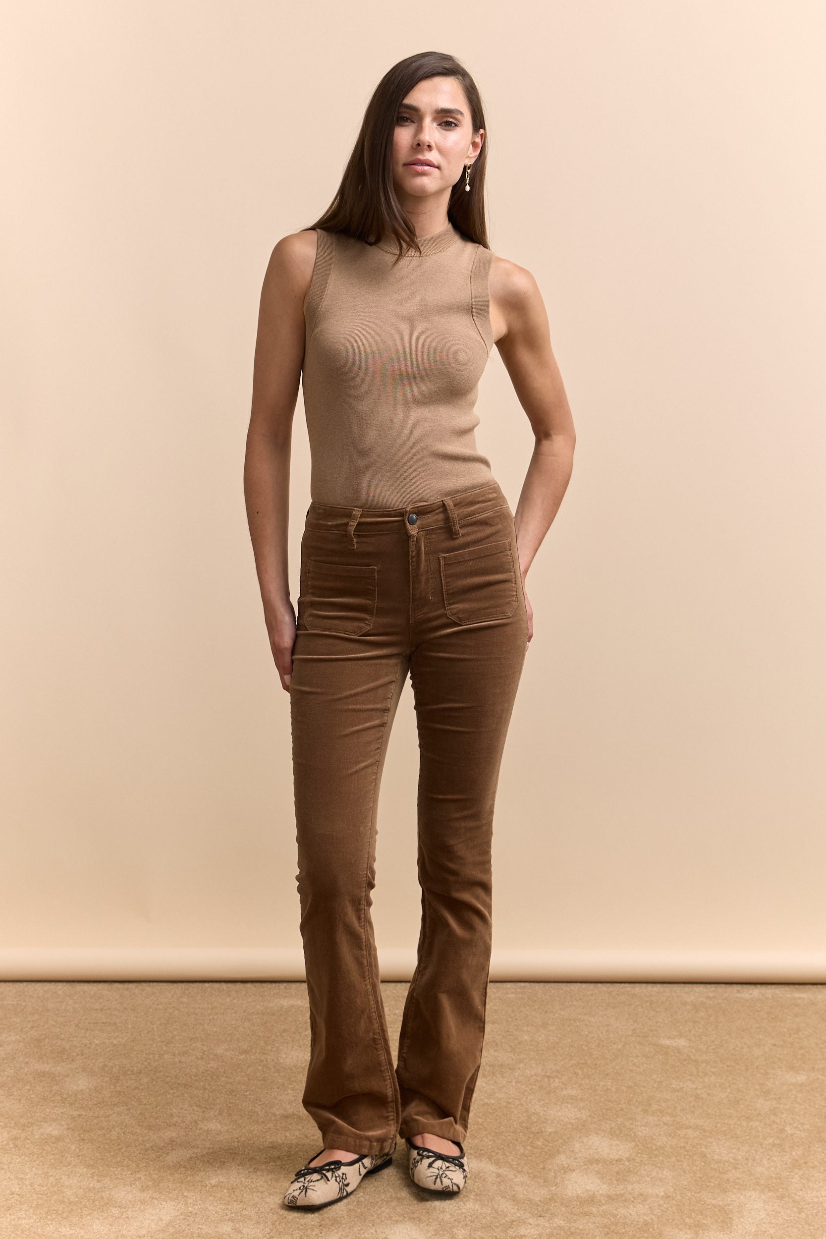 Vogue Kick Bootcut corduroy pant