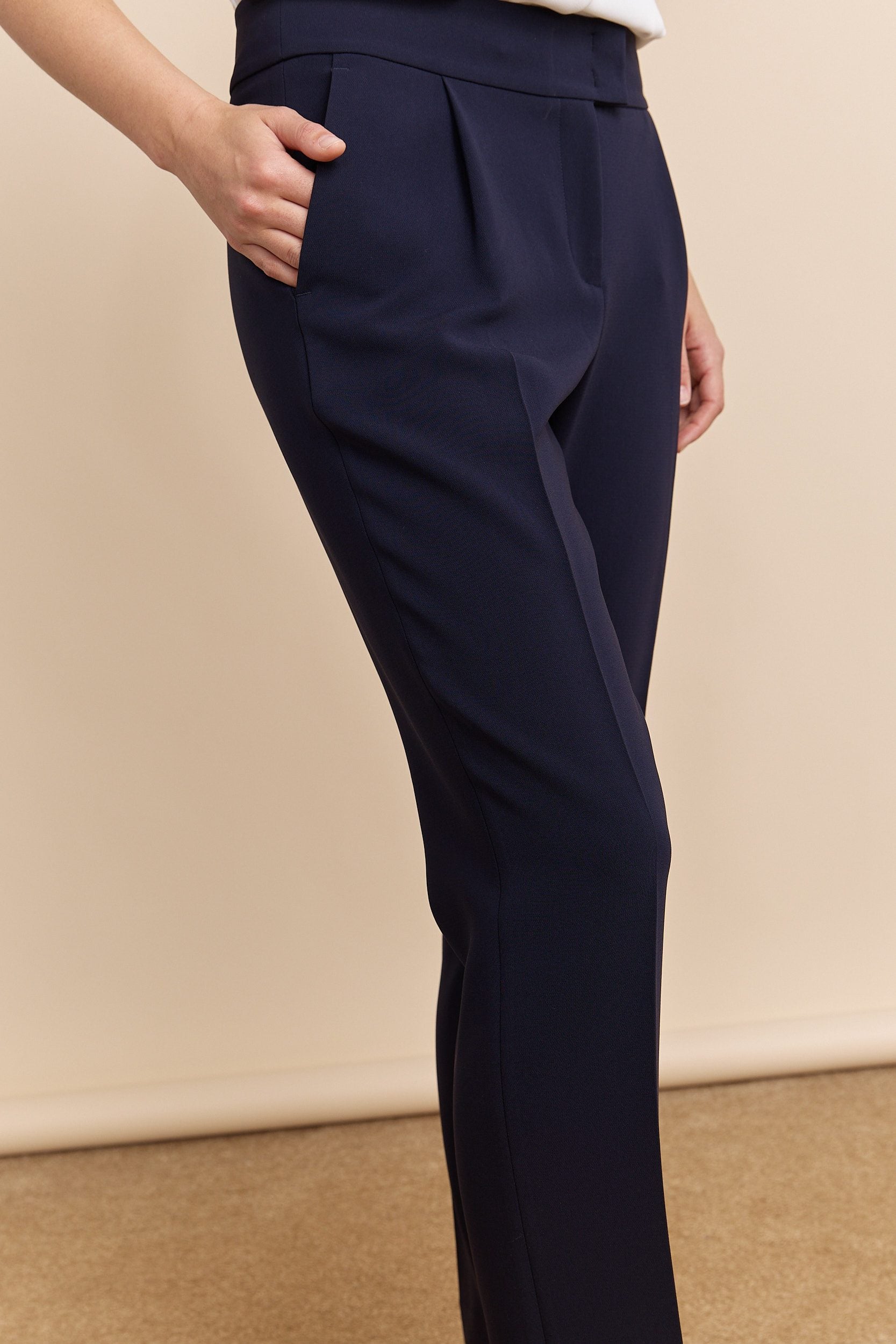 Pleated pants