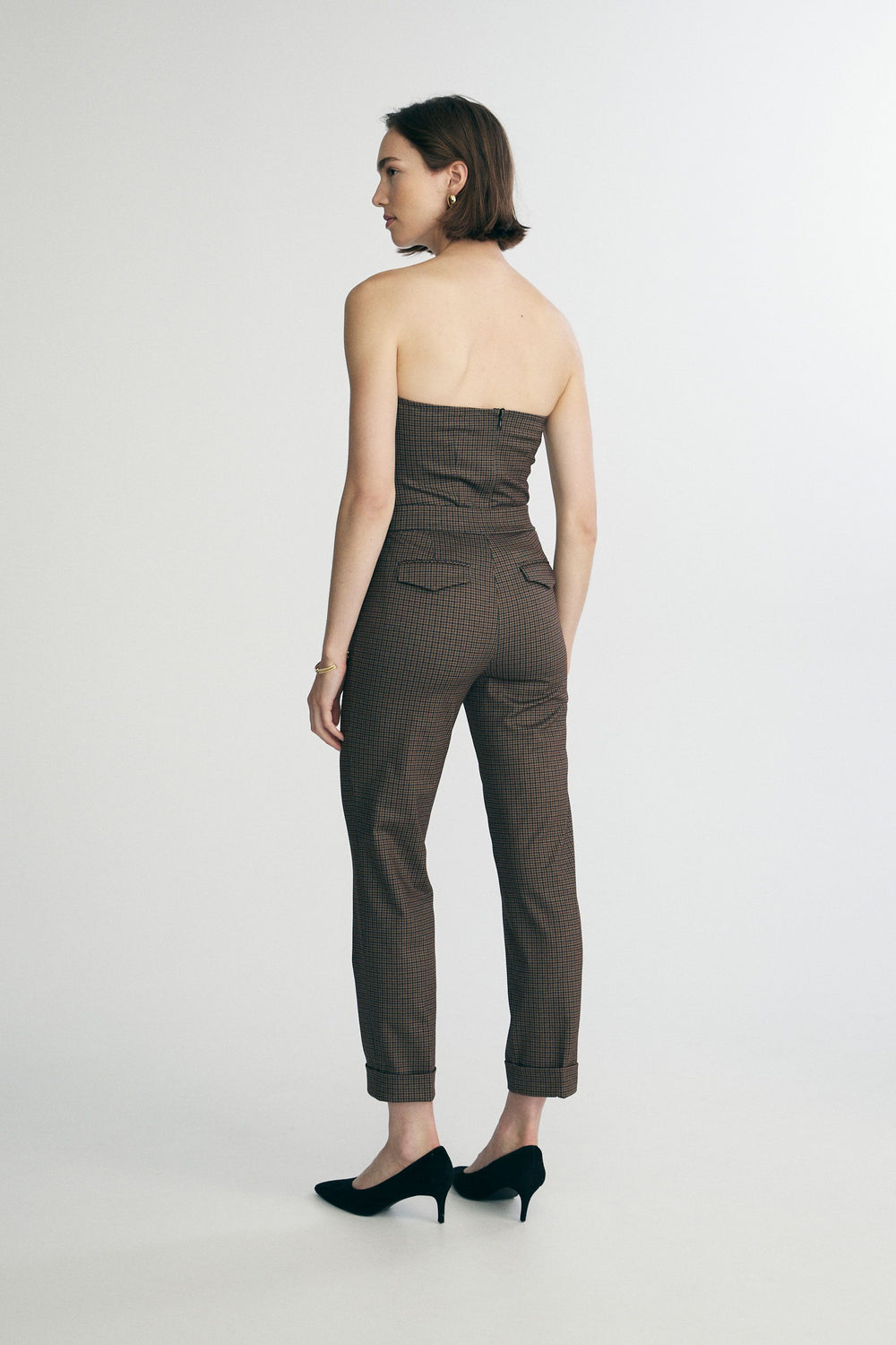 Stretch pant with elastic waist