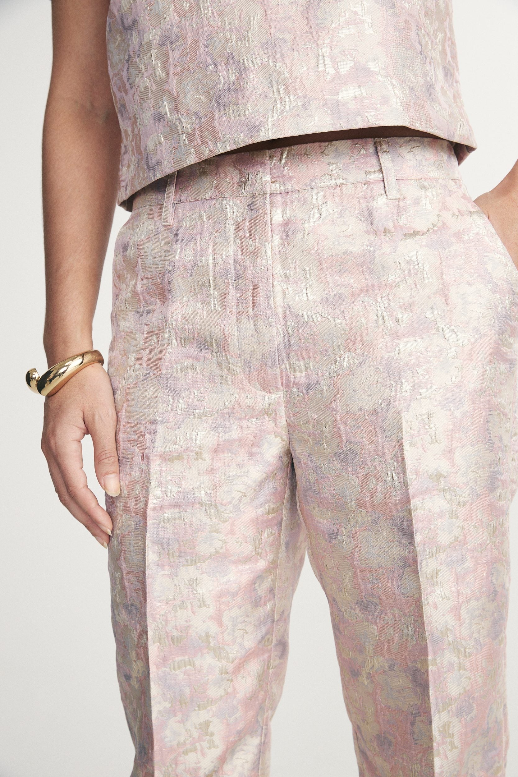 Jacquard pants
