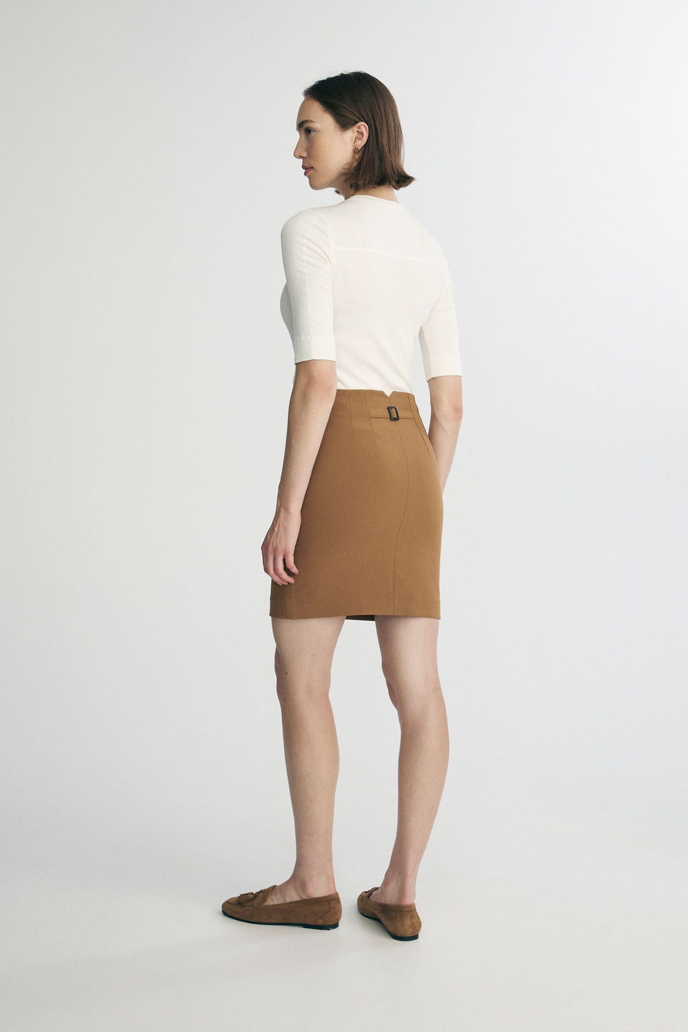 High waist pencil skirt