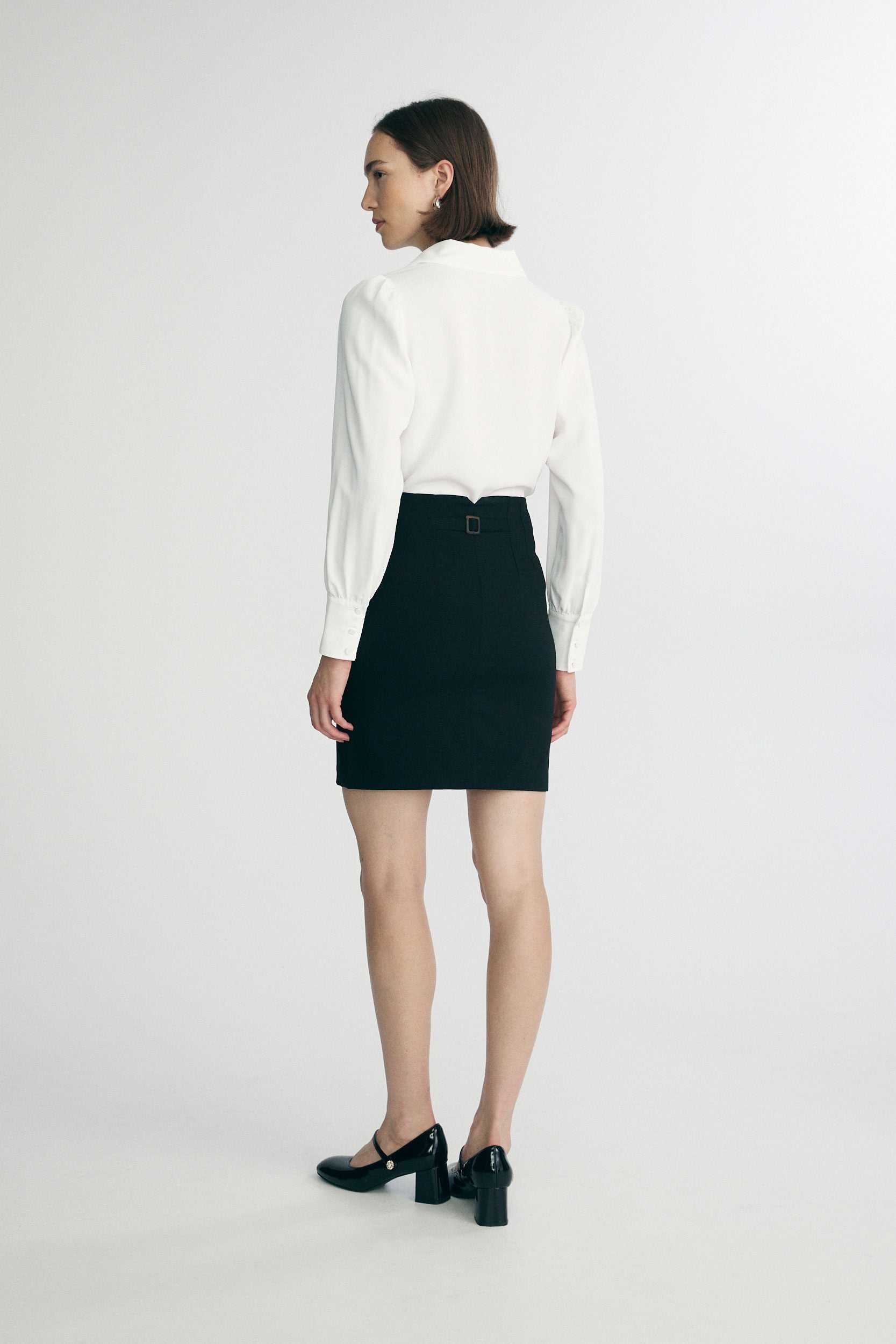 High waist pencil skirt