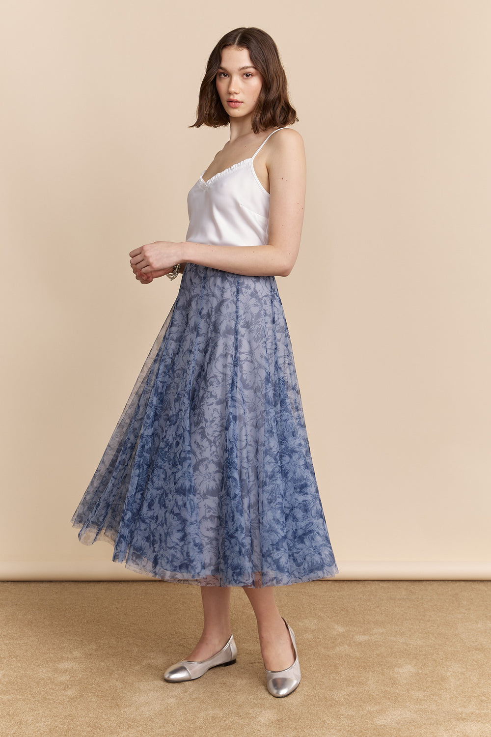 Mesh printed skirt