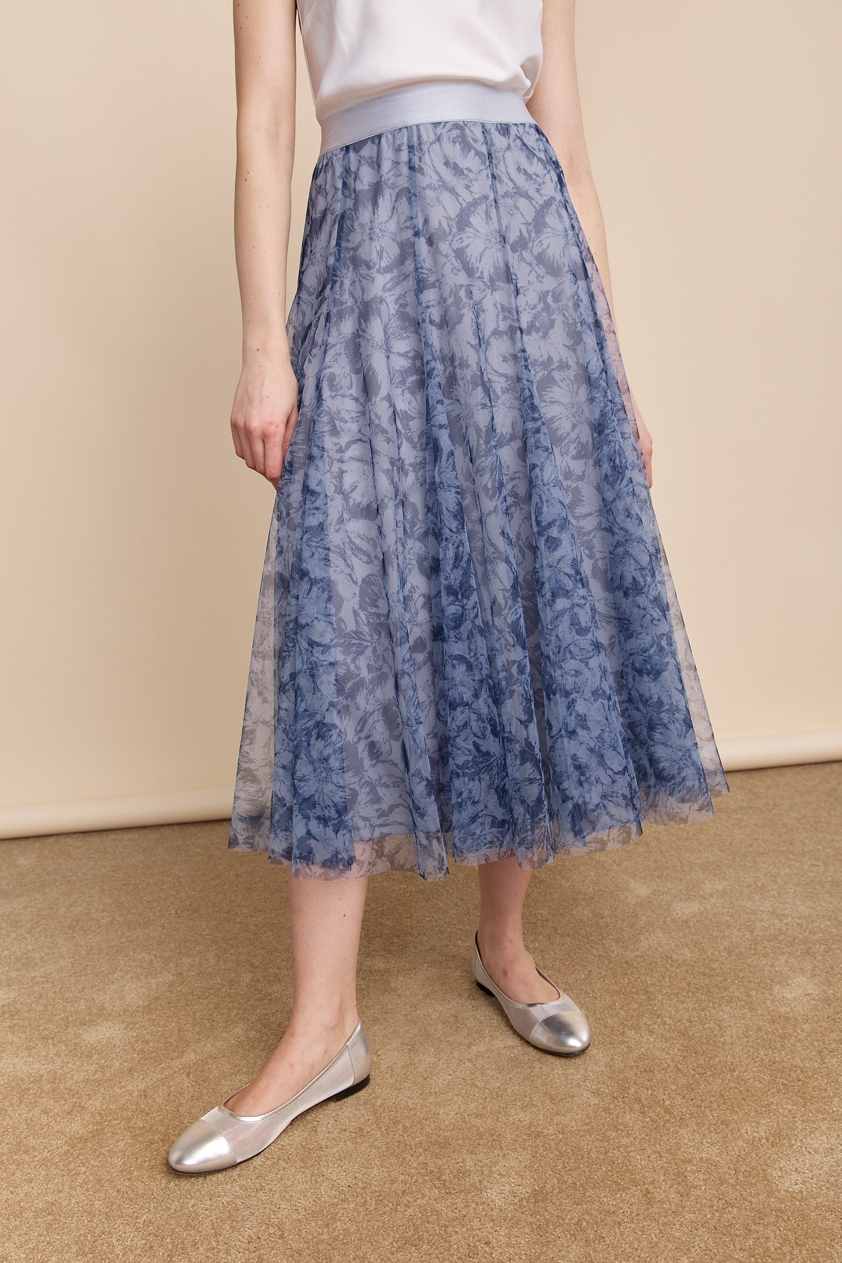 Mesh printed skirt