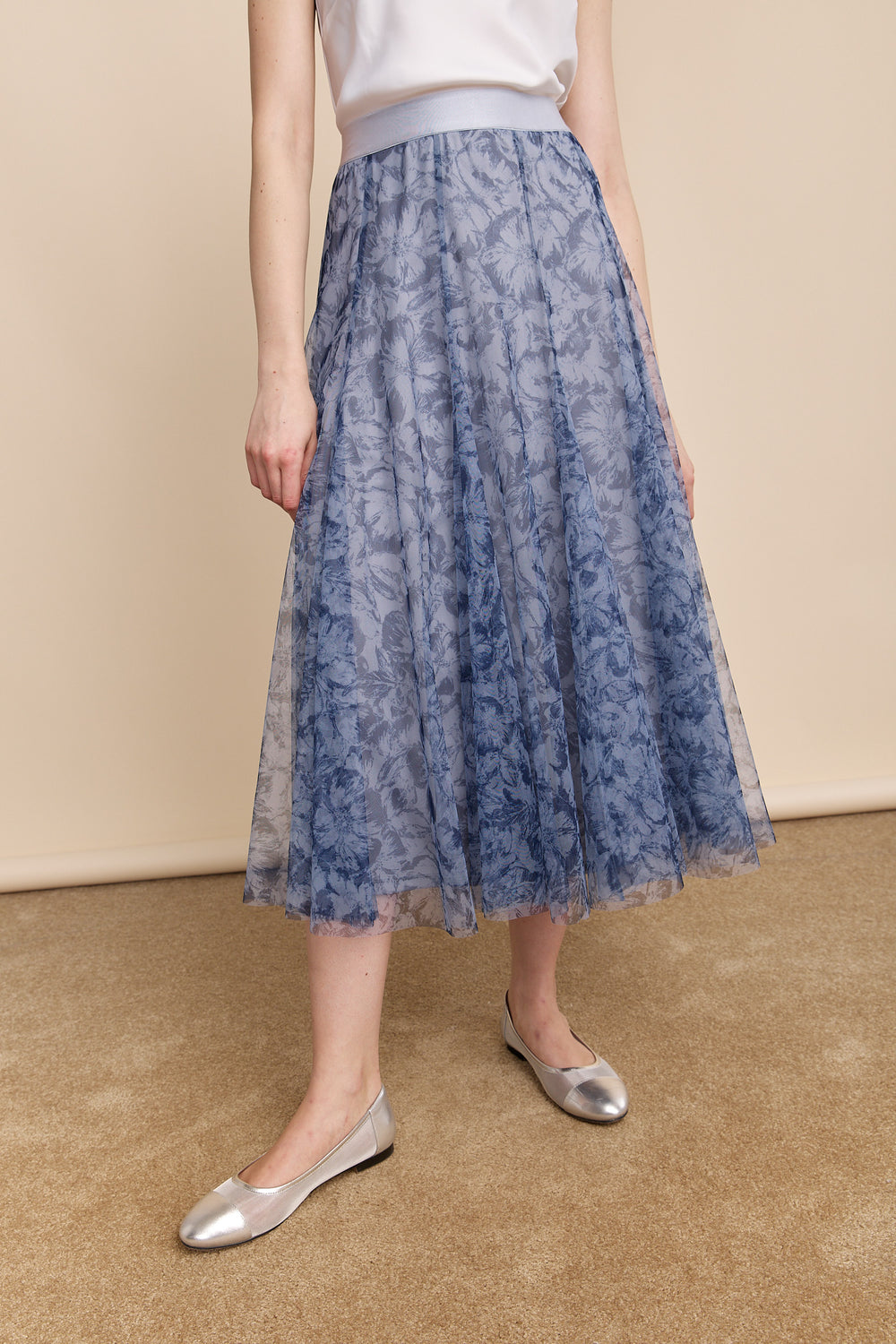 Mesh printed skirt