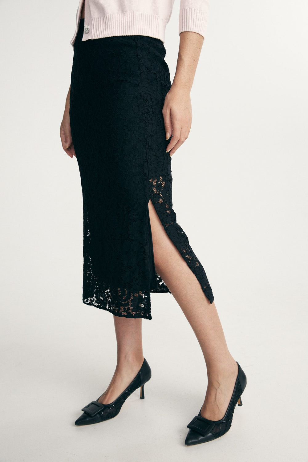 Long lace skirt