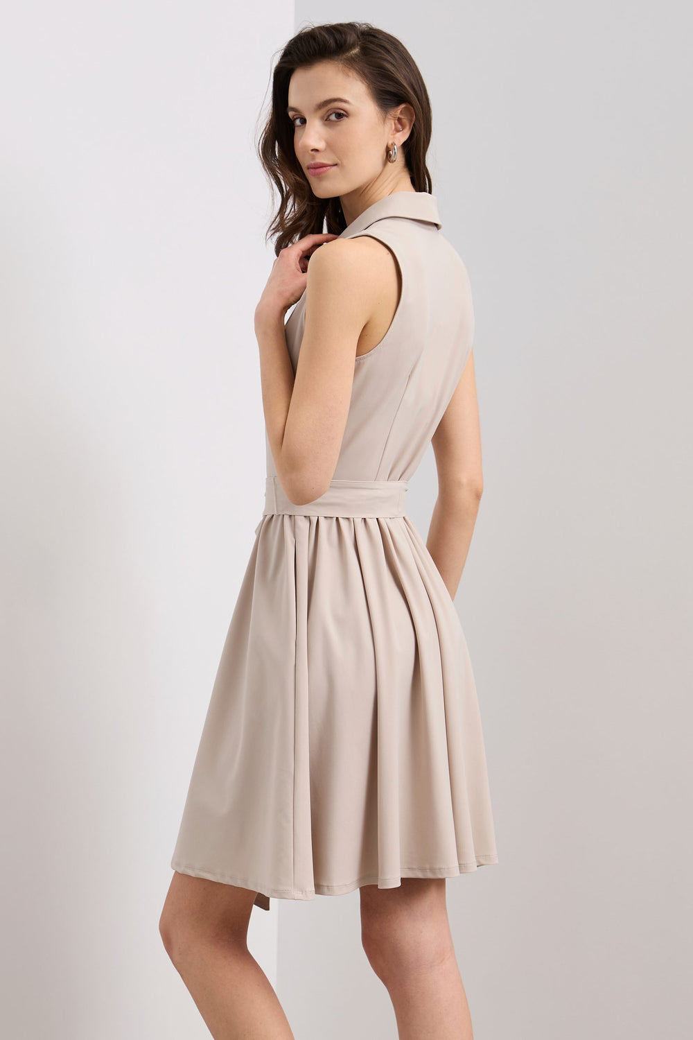 Sport Chic fit and flare sleeveless dress
