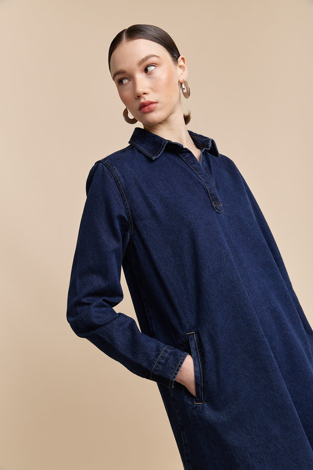Denim dress