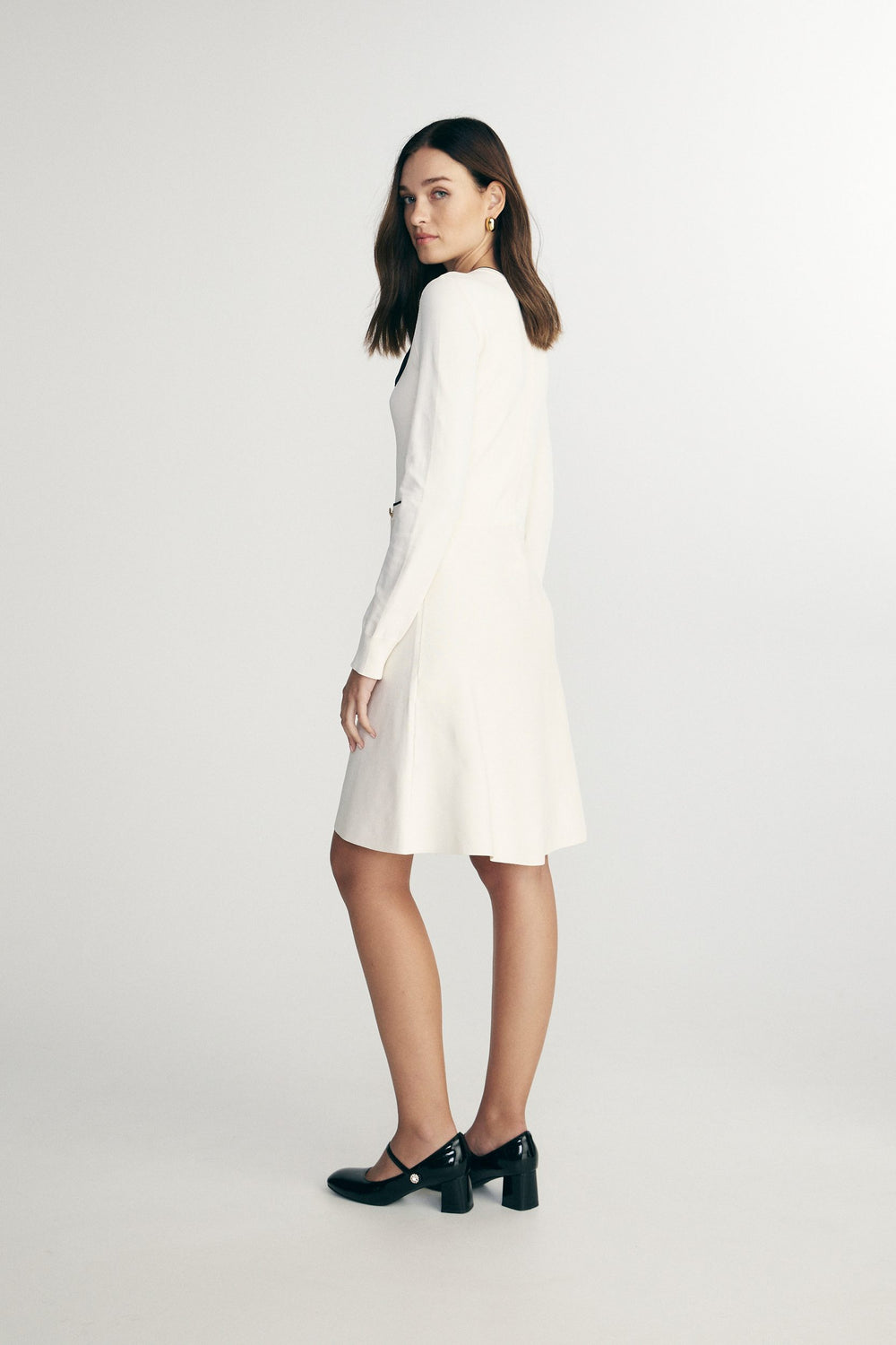 Fit & flare knitted dress