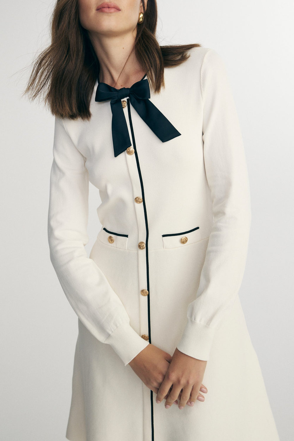 Fit & flare knitted dress