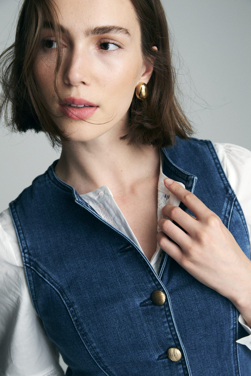 Denim vest