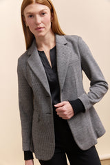 Blazer with removable dickey