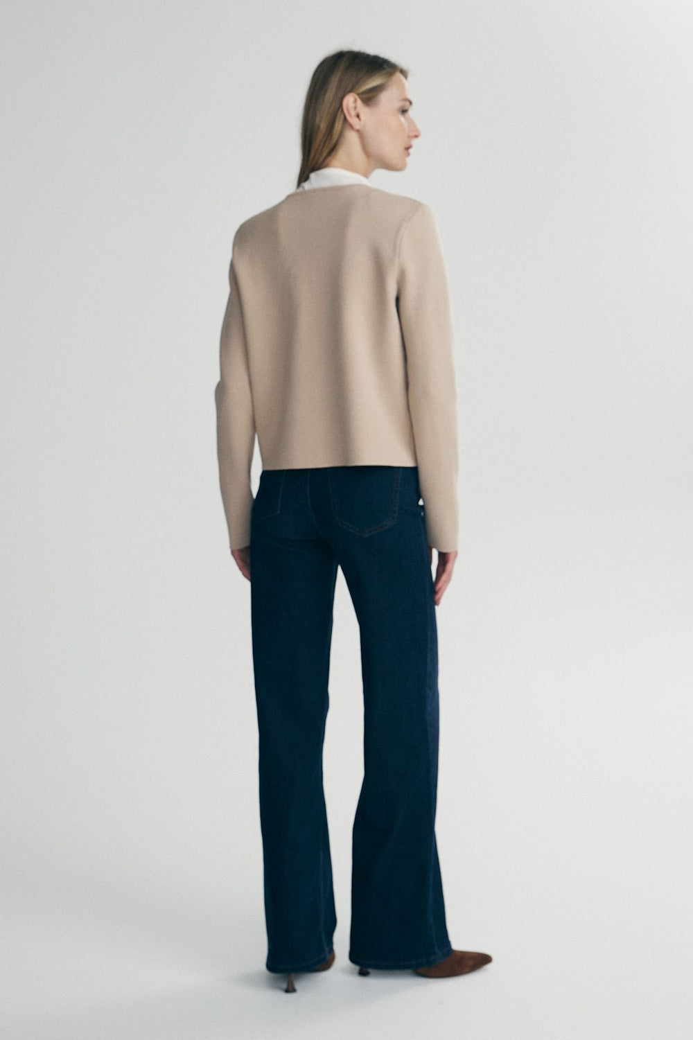 Knit blazer