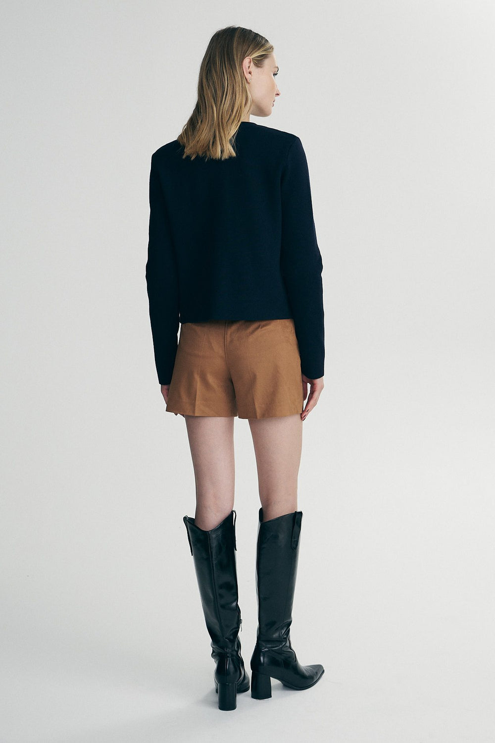Knit blazer