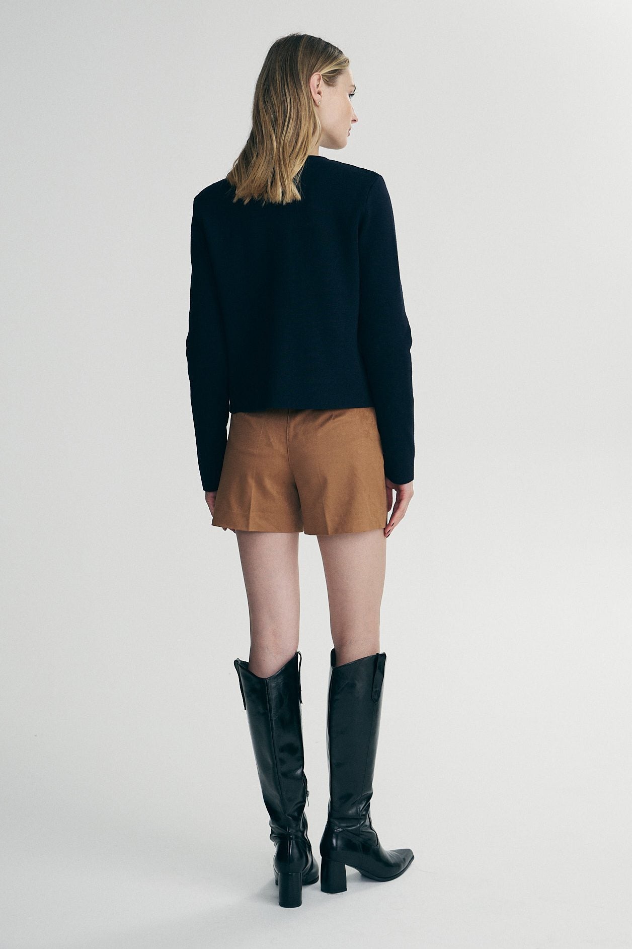 Knit blazer