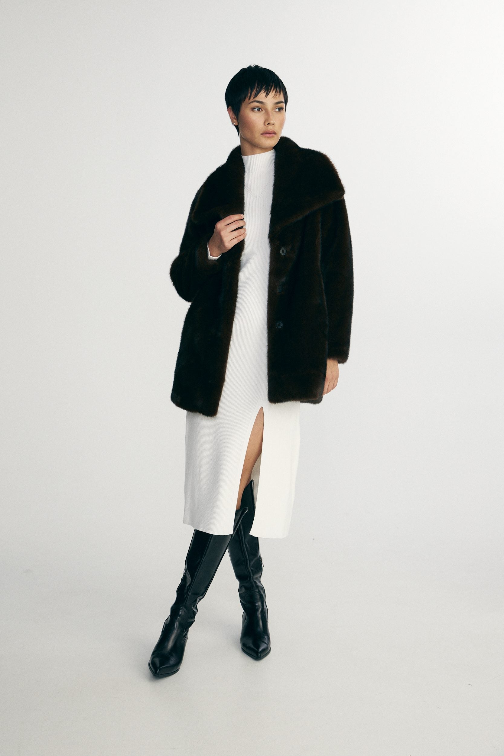Faux Fur Coat