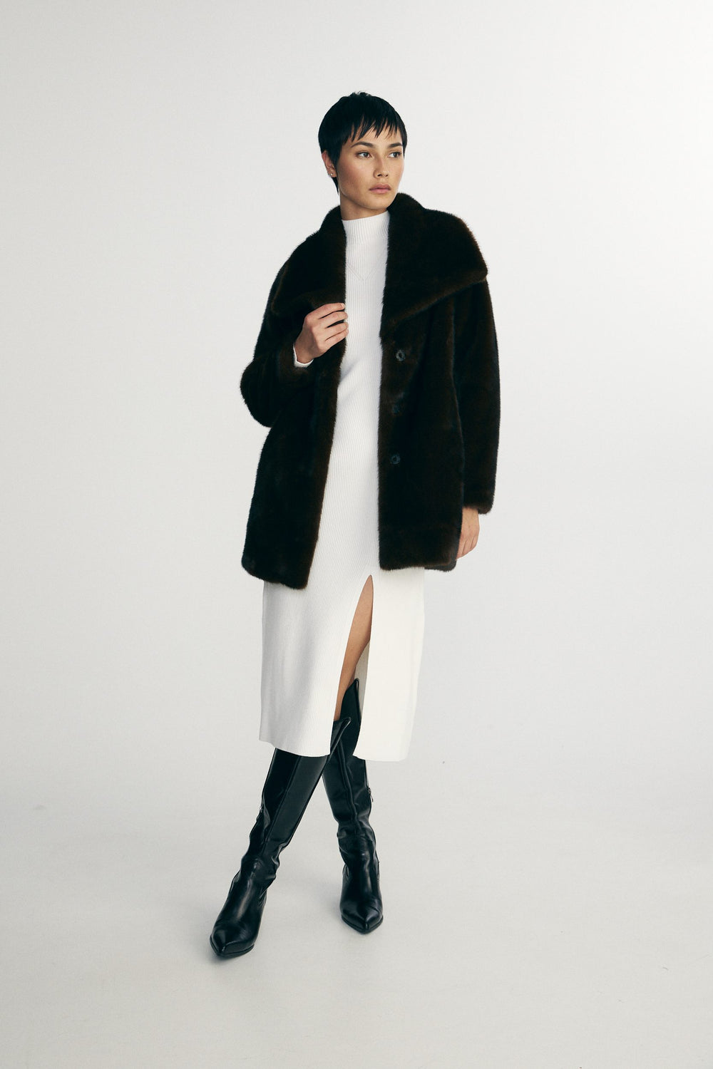 Faux Fur Coat