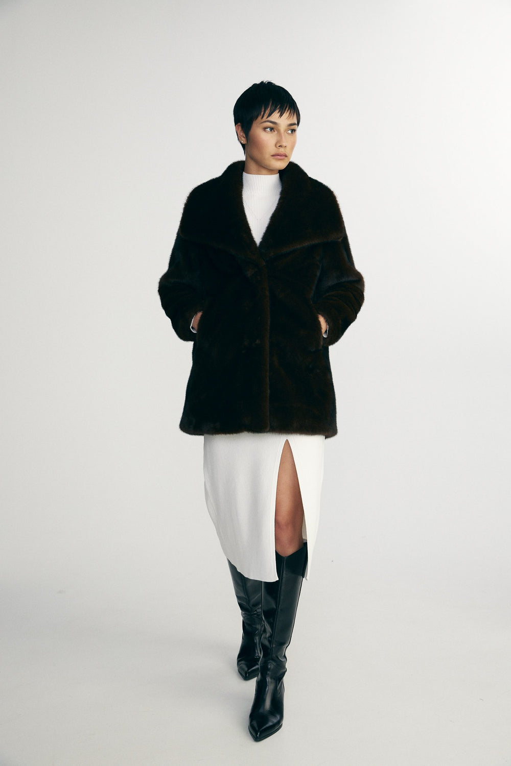 Faux Fur Coat