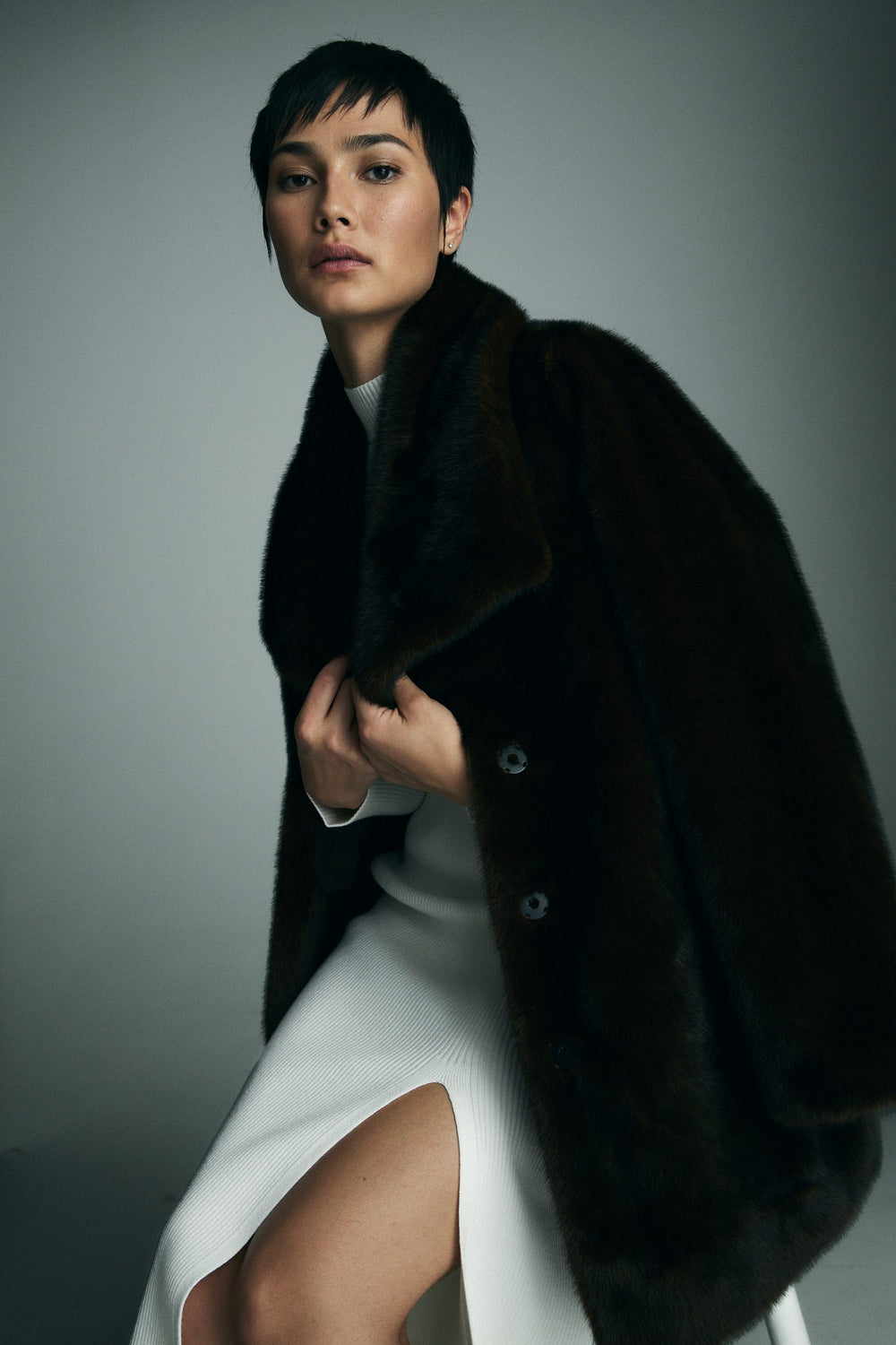 Faux Fur Coat