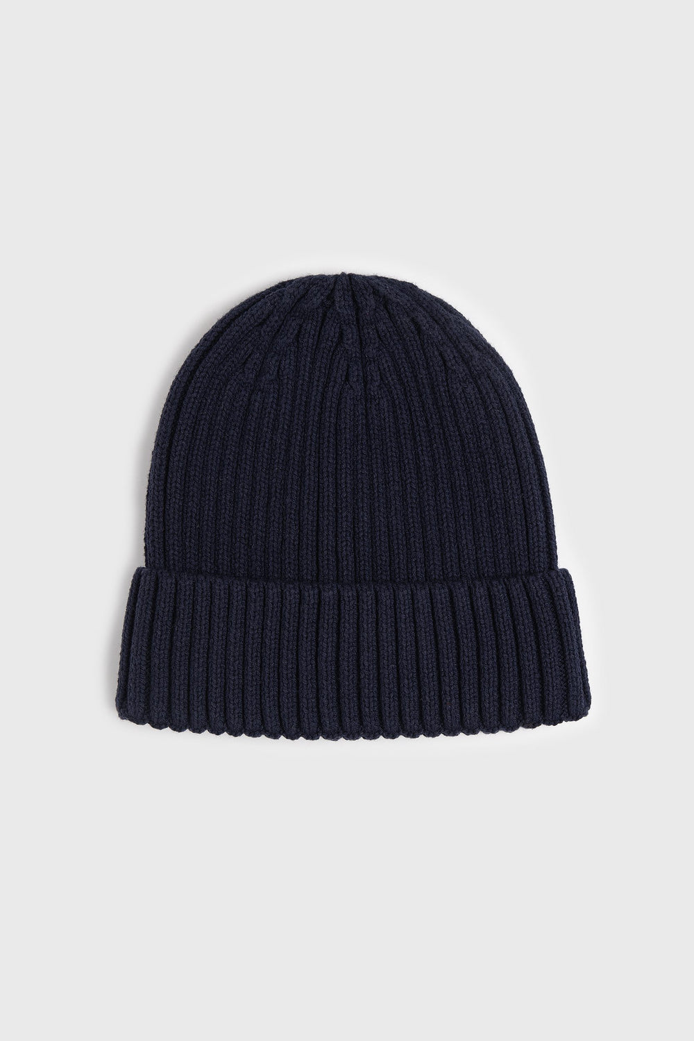 Rib knit beanie