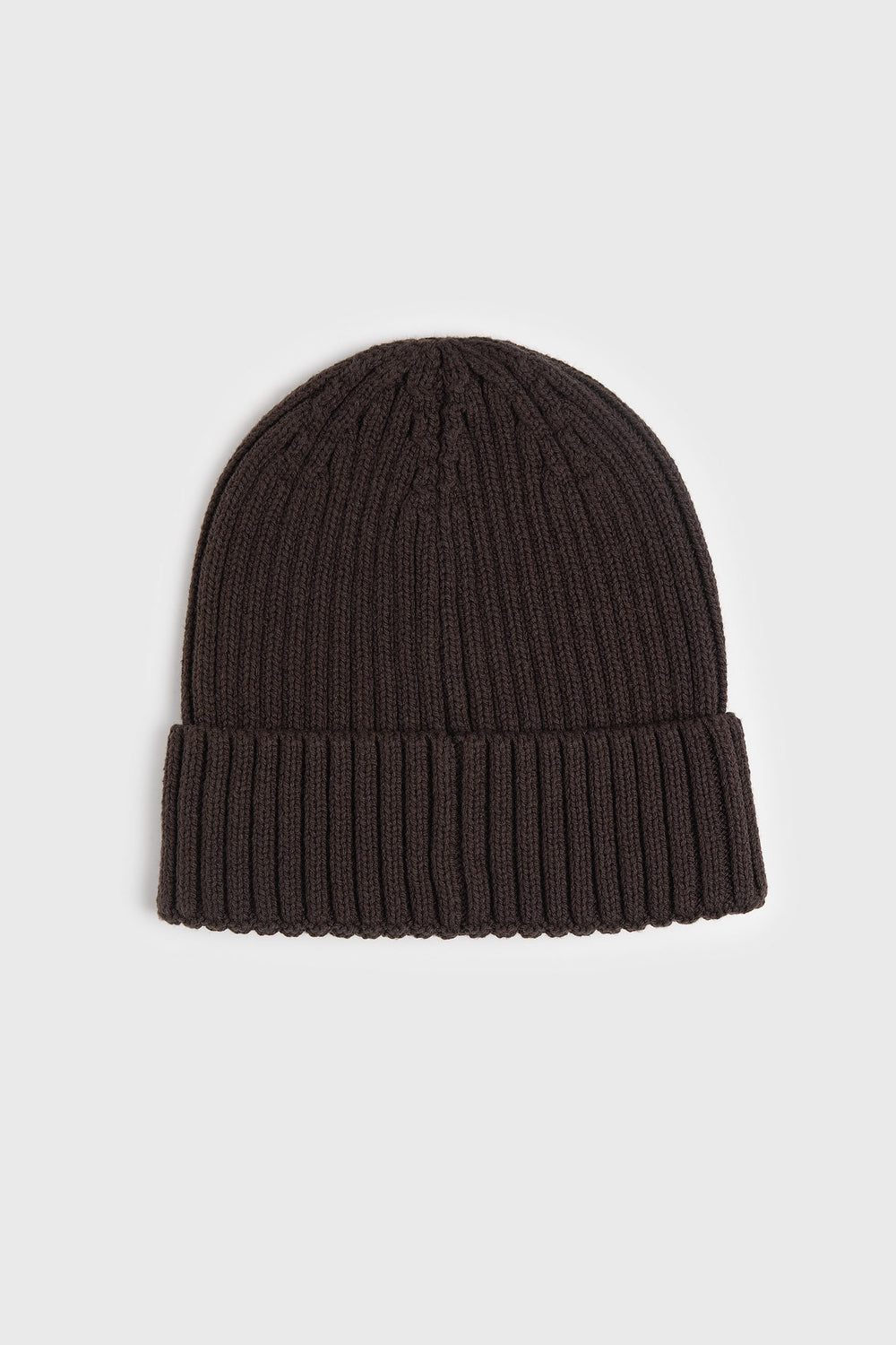 Rib knit beanie