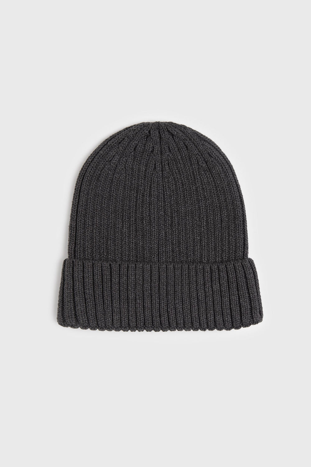 Rib knit beanie