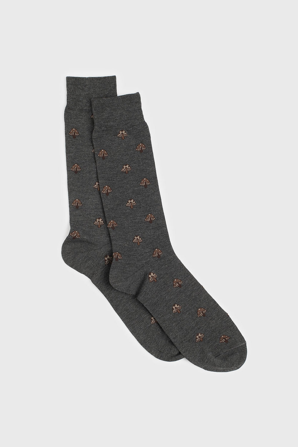 Mushroom pattern socks