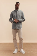 Mercerized cotton jersey shirt