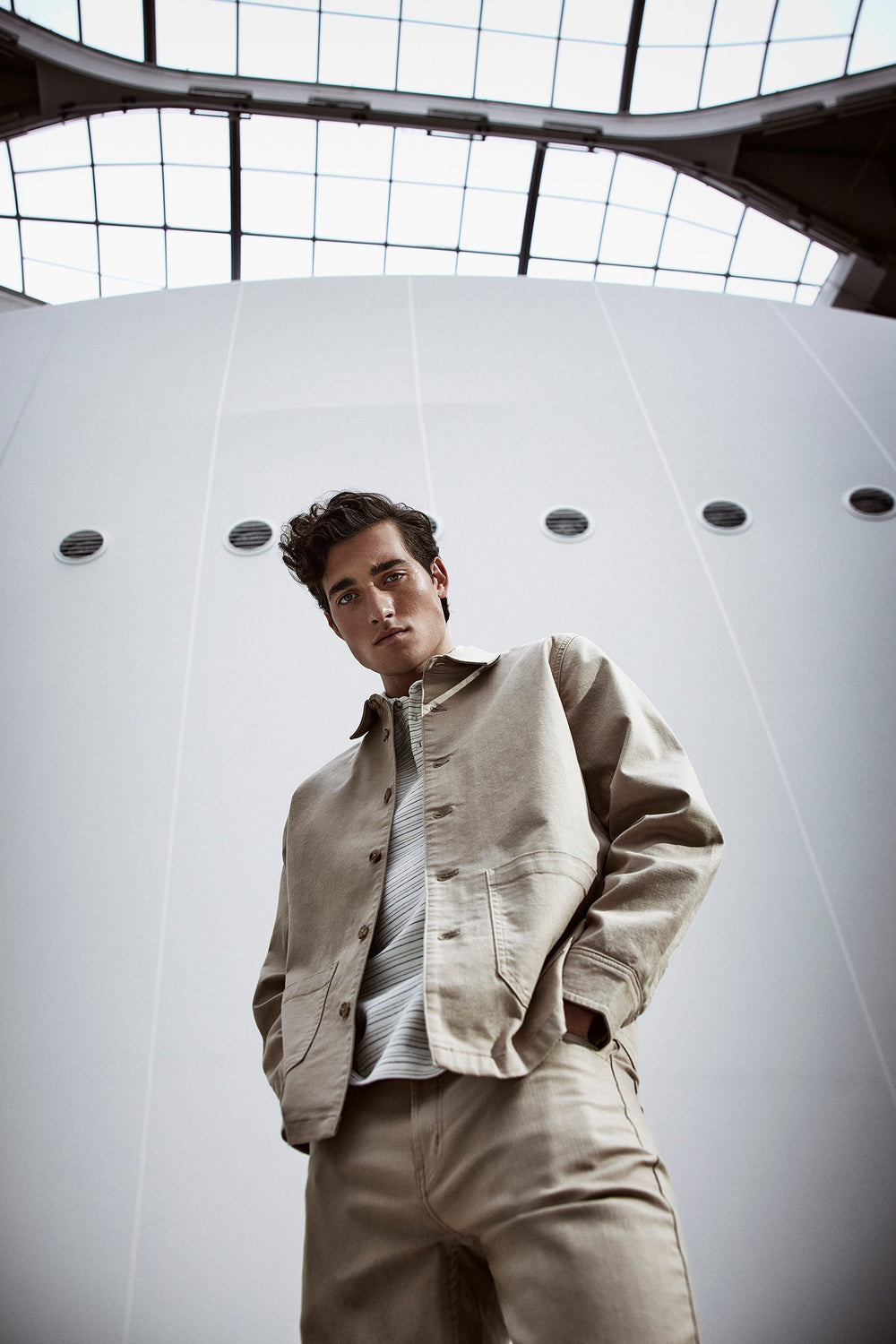 Textured overshirt