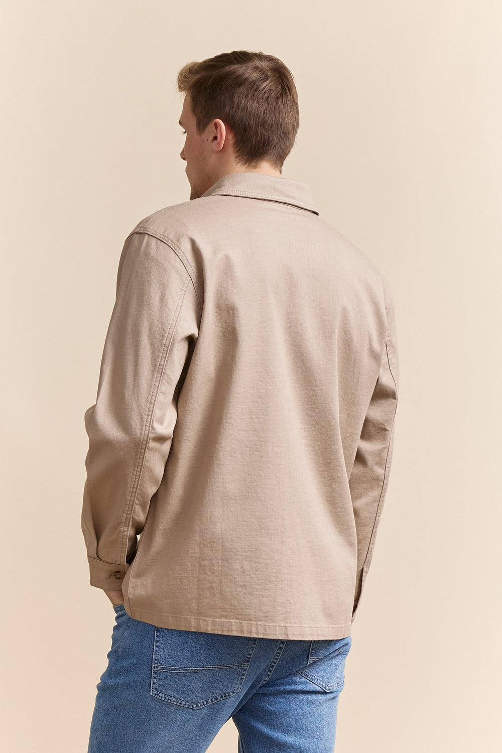 Textured overshirt