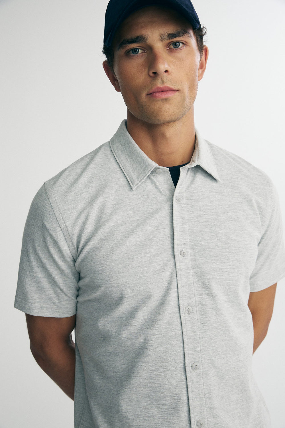Short sleeves piqué shirt