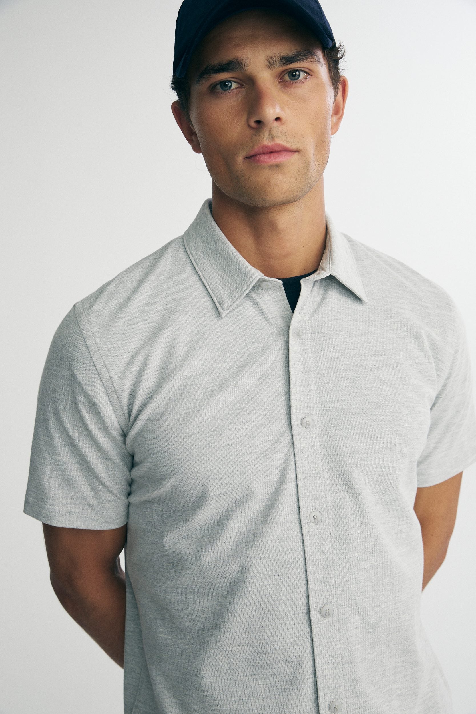 Short sleeves piqué shirt