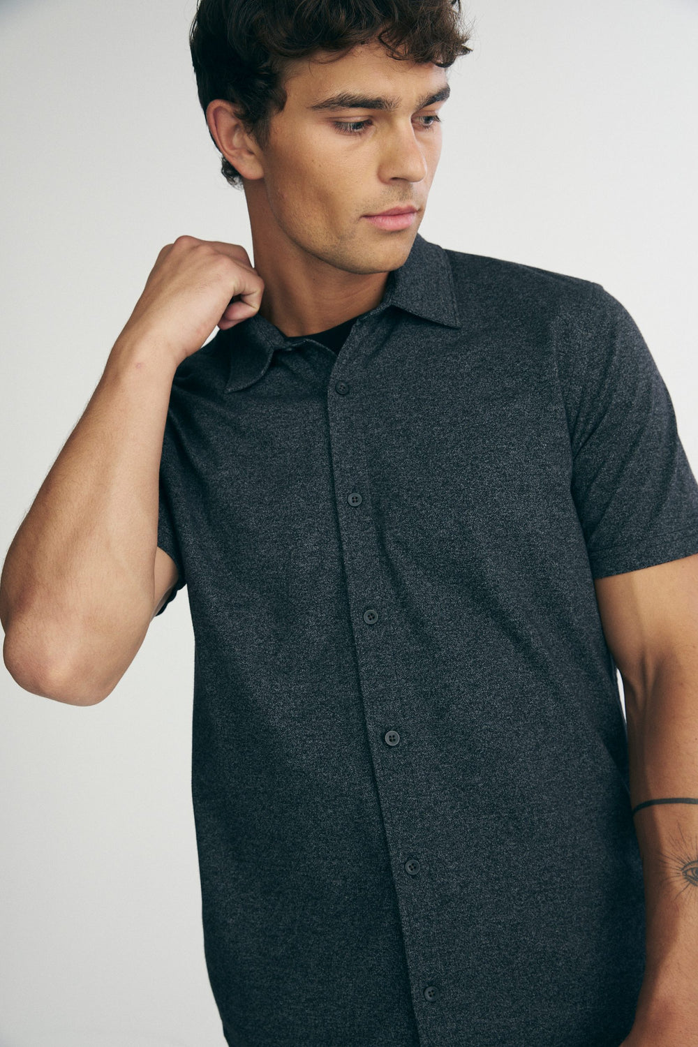 Short sleeves piqué shirt