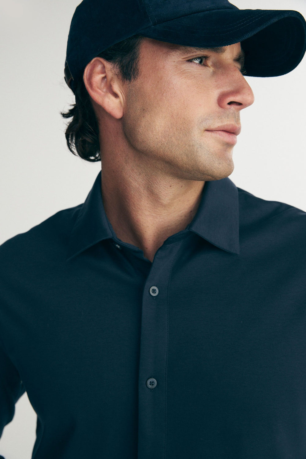 Mercerized cotton shirt