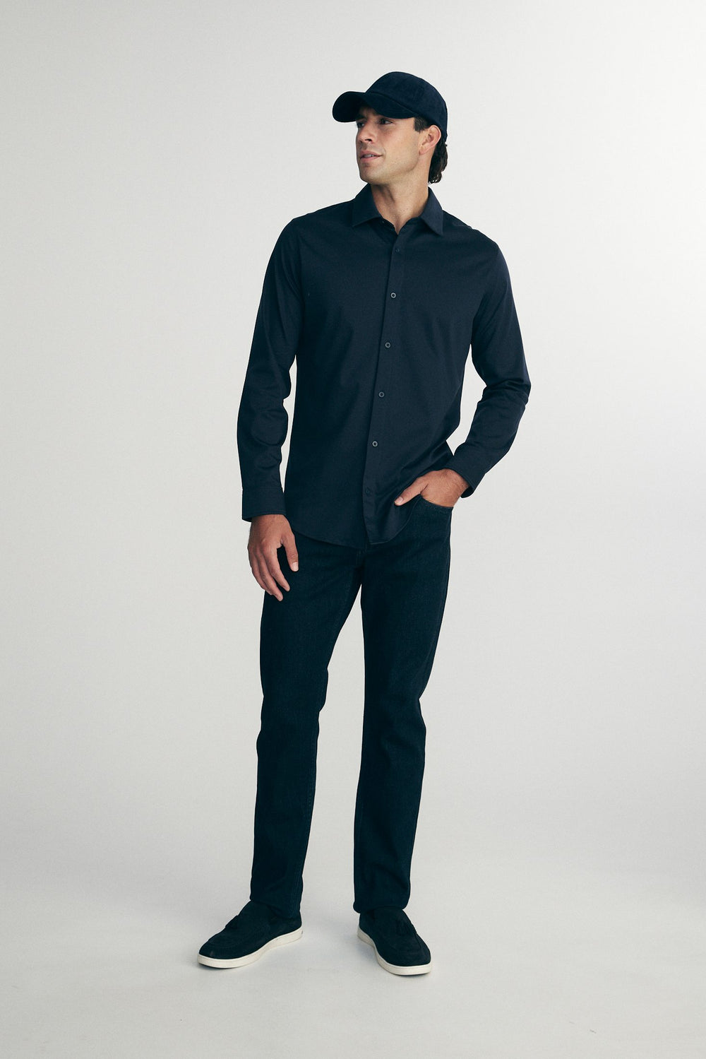 Mercerized cotton shirt