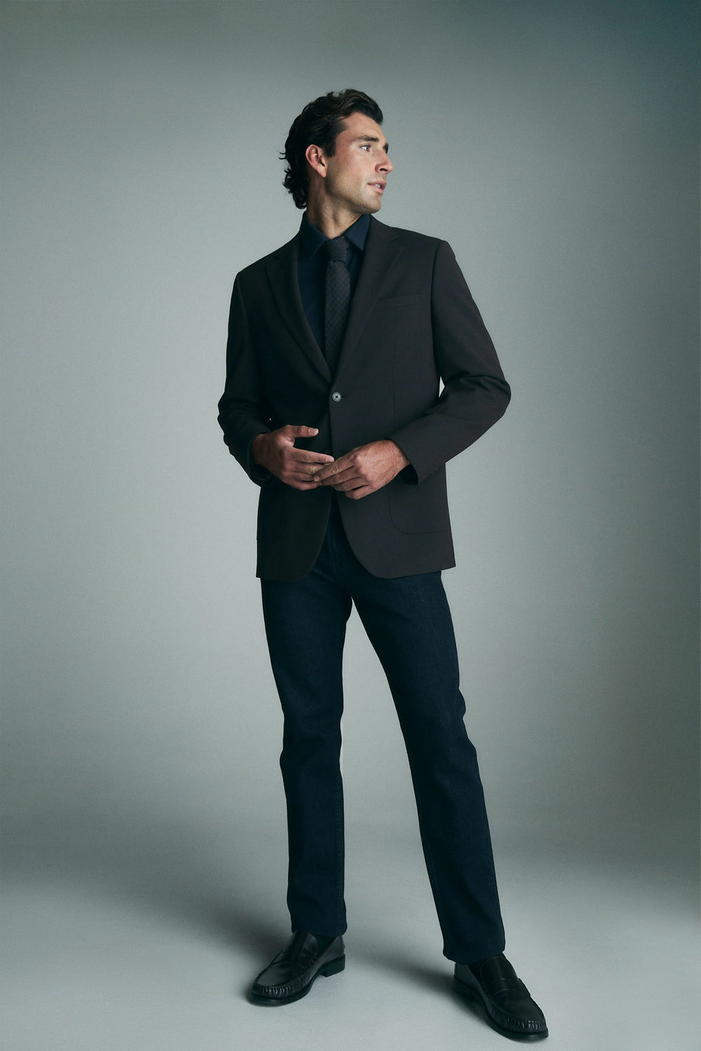 Mercerized cotton shirt