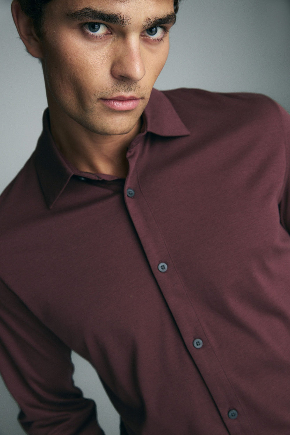 Mercerized cotton shirt