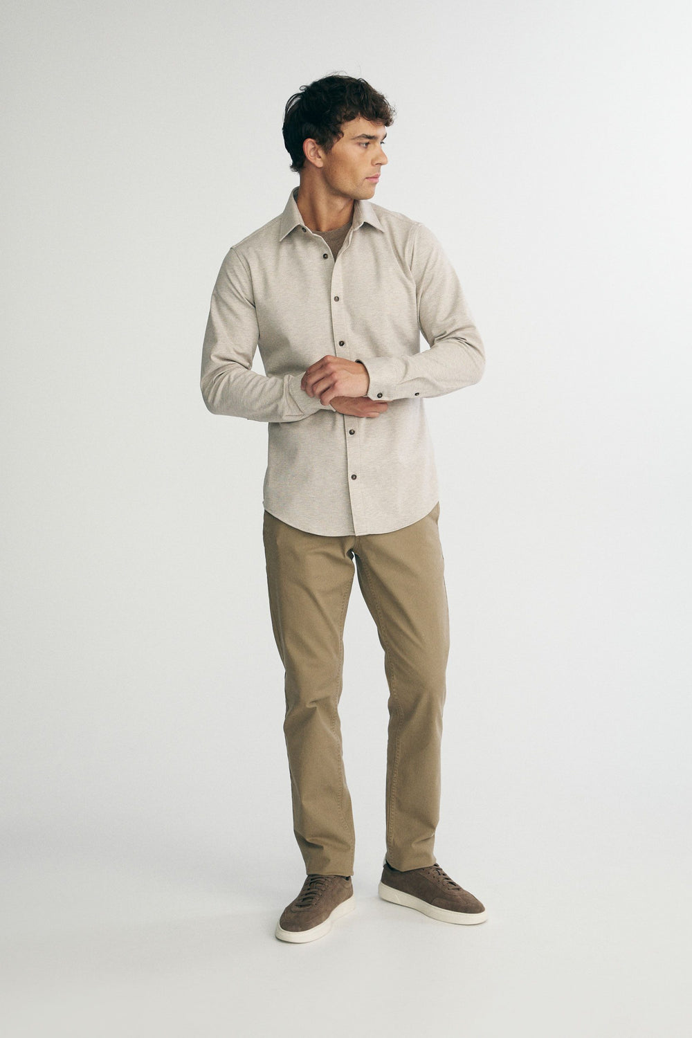 Long sleeve jersey shirt