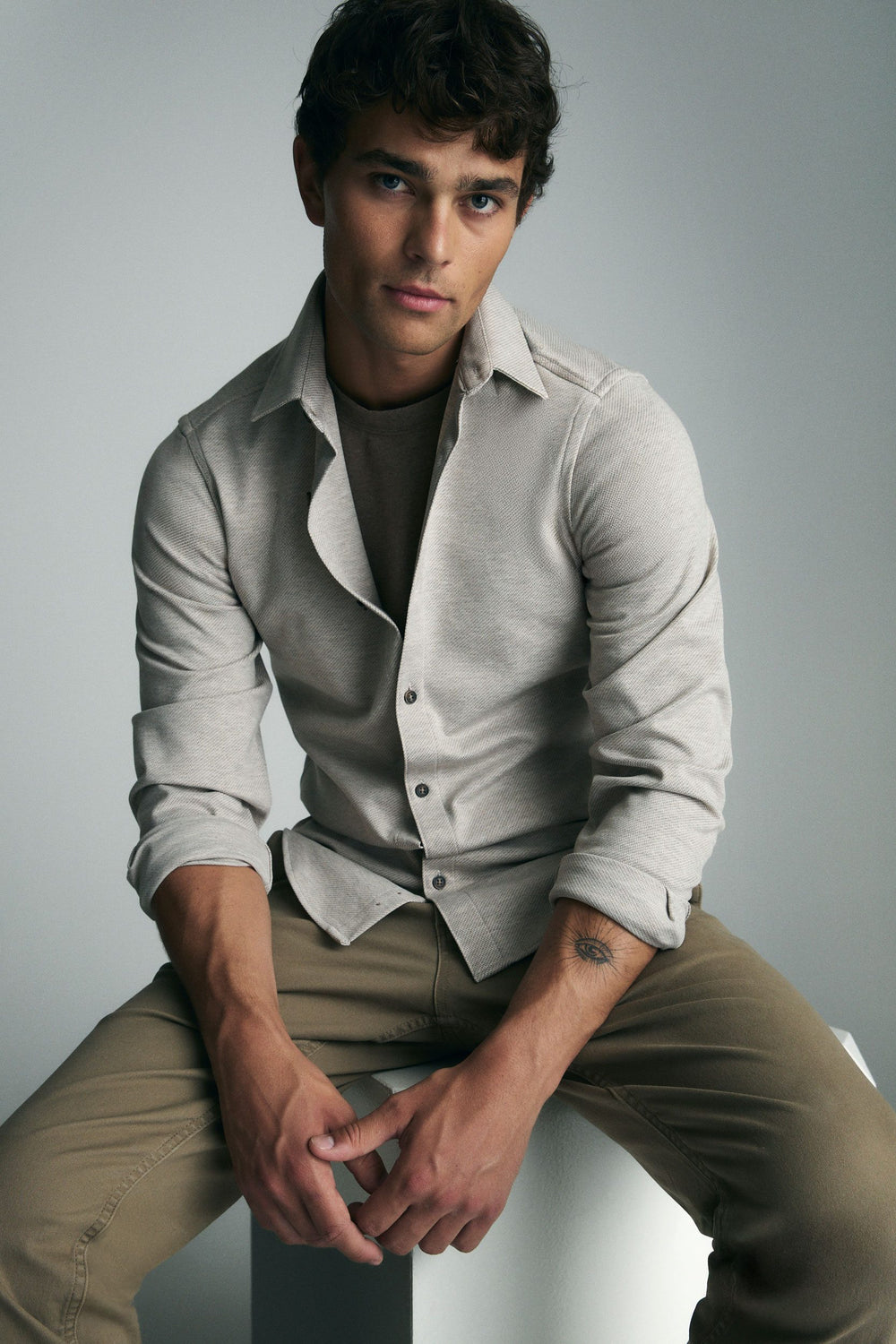Long sleeve jersey shirt