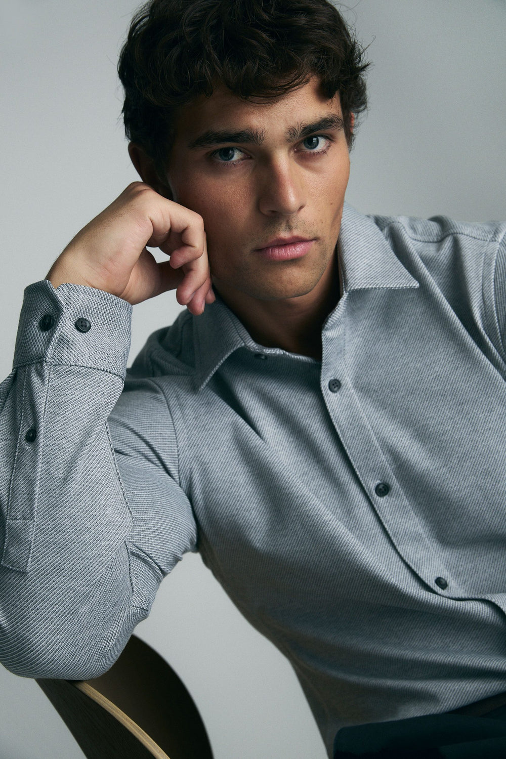 Long sleeve jersey shirt
