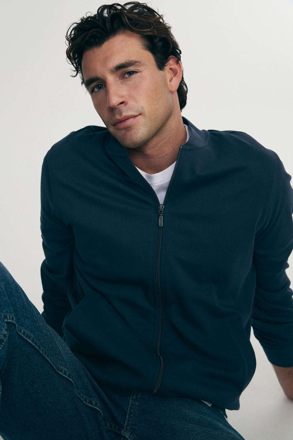 Pima cotton cardigan