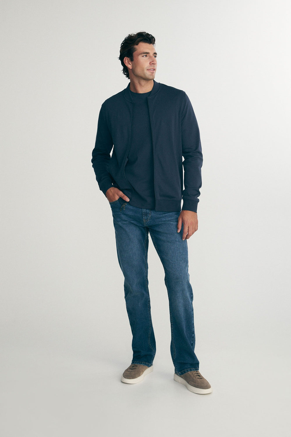 Pima cotton cardigan