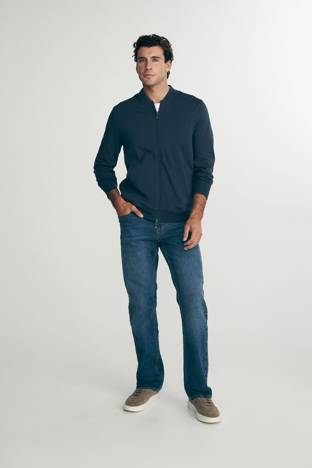Pima cotton cardigan