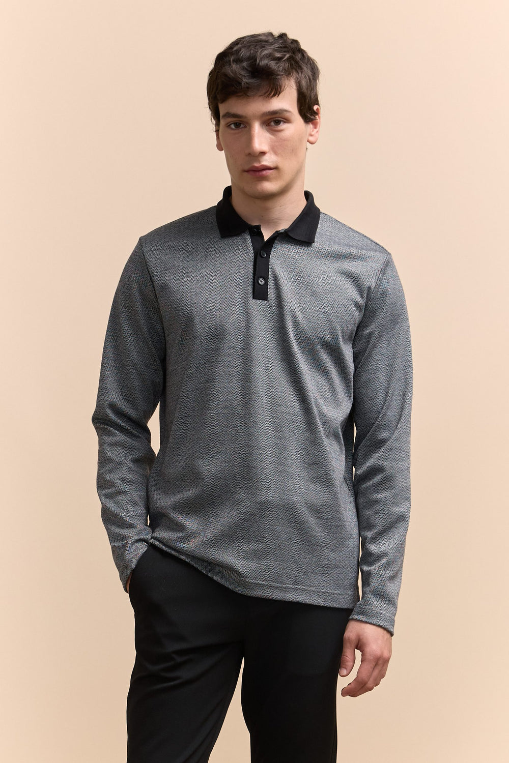 Herringbone polo