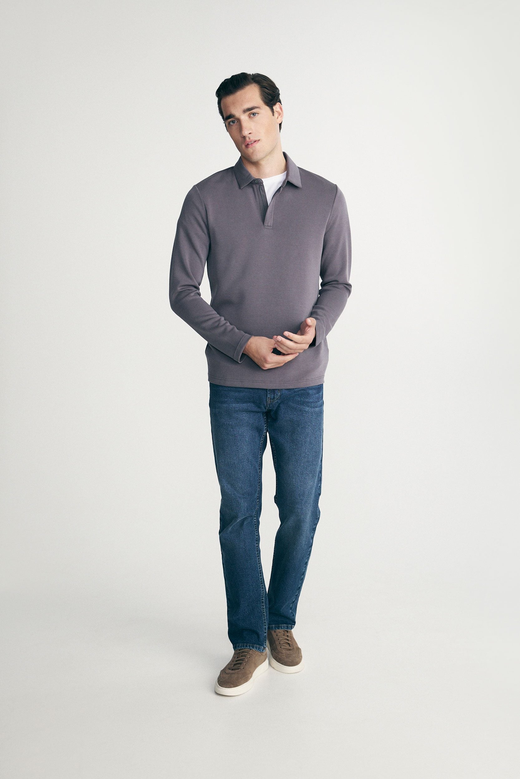 Sweater with concealed zipper