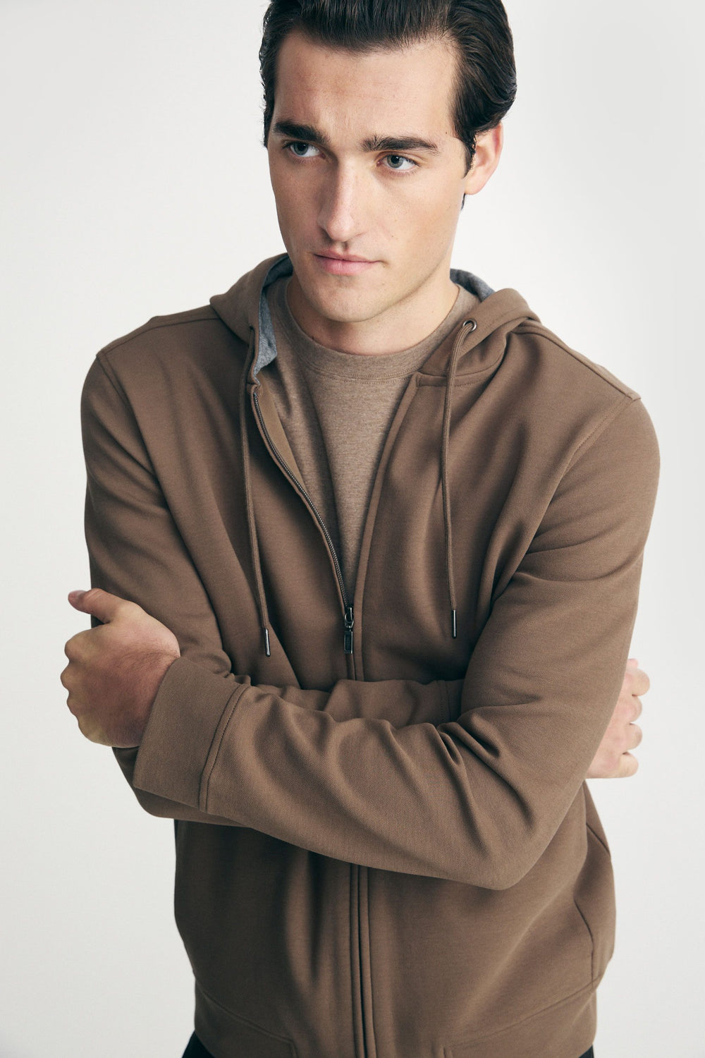 Hooded cardigan