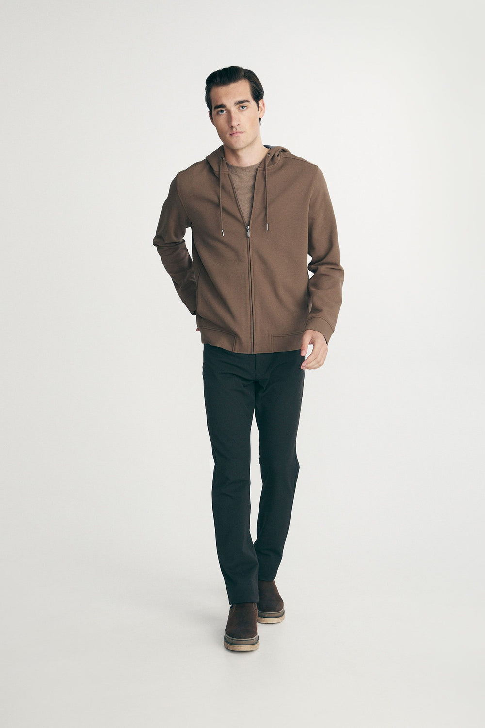 Hooded cardigan
