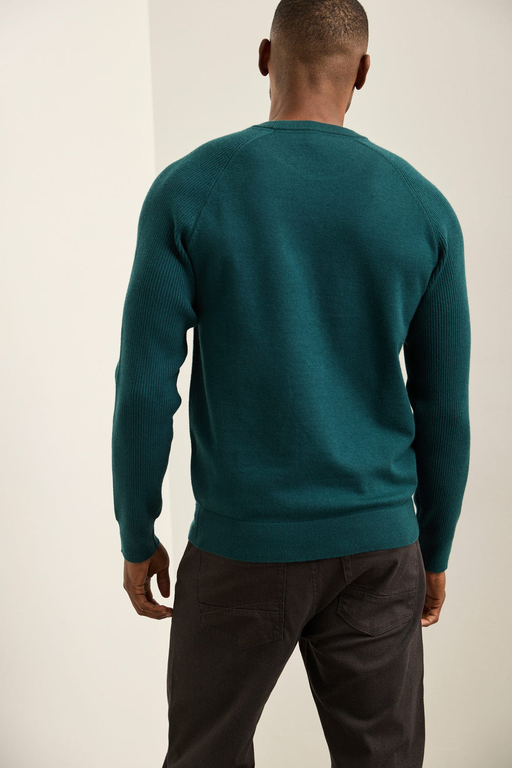 Crew neck raglan sweater