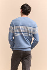 Stripes blocking sweater